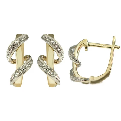 Boucles D’oreilles 10 Kt Roger Roy E05-85303-YW
