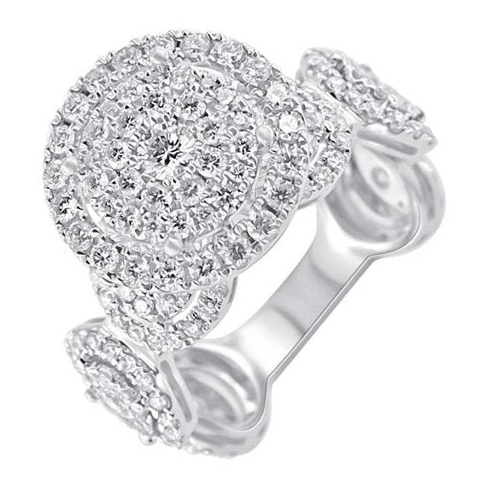 Bague de Fiançaille Roy 180PTS RA3736-W2