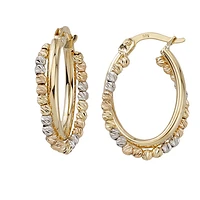 10 Kt Roger Roy E10-702506-3T Earrings