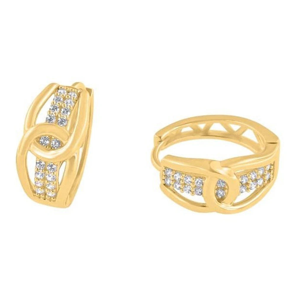Boucles D’oreilles 10 Kt Roger Roy E379-FK1796