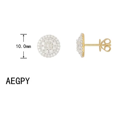 Boucles D’oreilles 14 Kt Roger Roy AEGPY