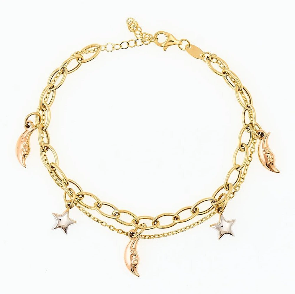 Bracelet 14 Kt Roger Roy B22HL1067-3T