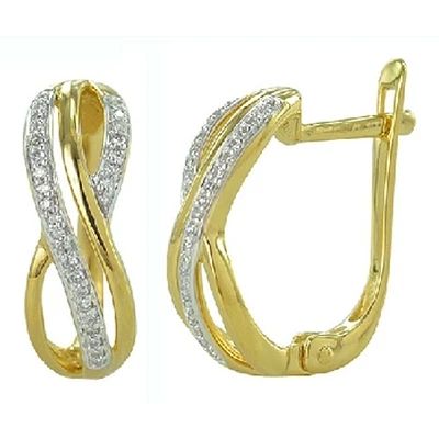 Boucles D’oreilles 10 Kt Roger Roy E05-2T