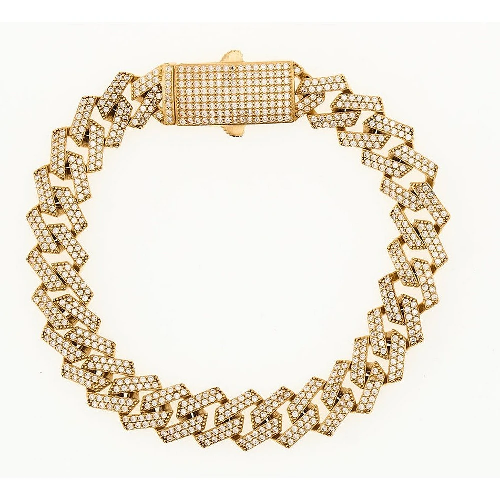 Bracelet 10 Kt Roger Roy B216180-CZ-Y