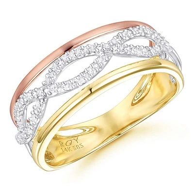 Bague 14 Kt Roger Roy SR034995DB3T