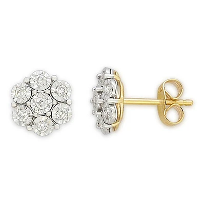 Boucles D’oreilles 10 Kt Roger Roy AEDXU