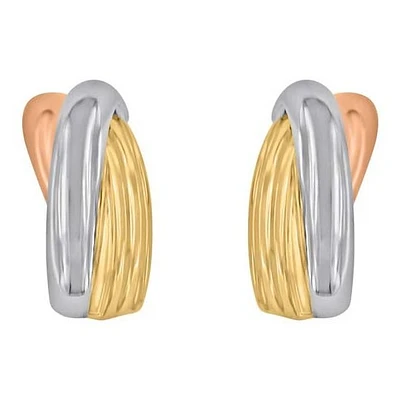 Boucles D’oreilles 10 Kt Roger Roy E-103T