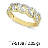 Bague 10 Kt Roger Roy TY6188