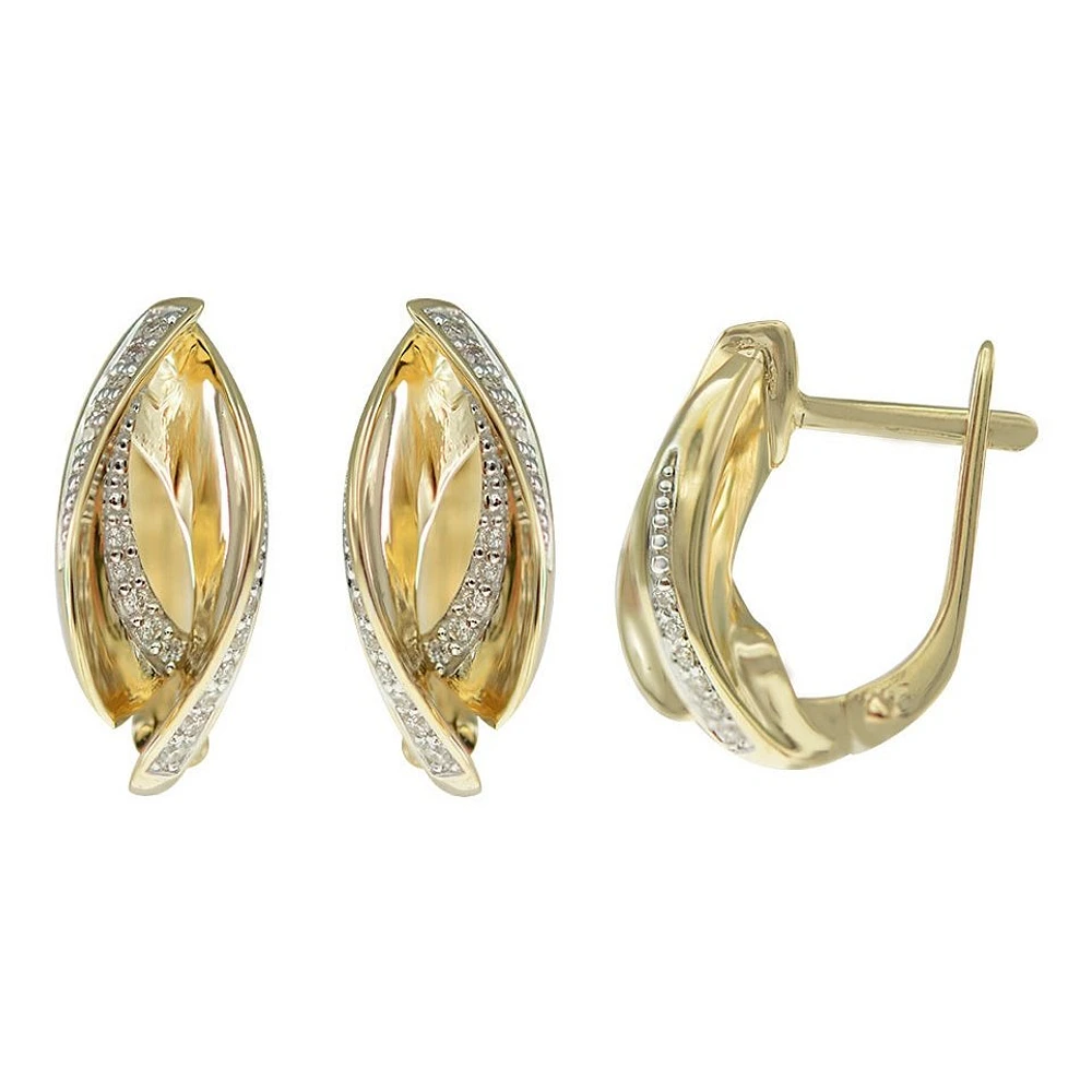 Boucles D’oreilles 14 Kt Roger Roy E05-93775-Y