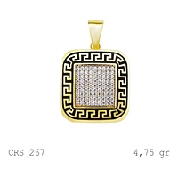 Pendentif 14 Kt Roger Roy P-CRS267-Y4