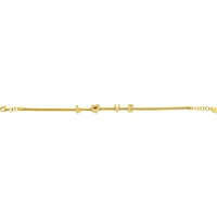 Bracelet 14 Kt Roger Roy B14-BLK59Y