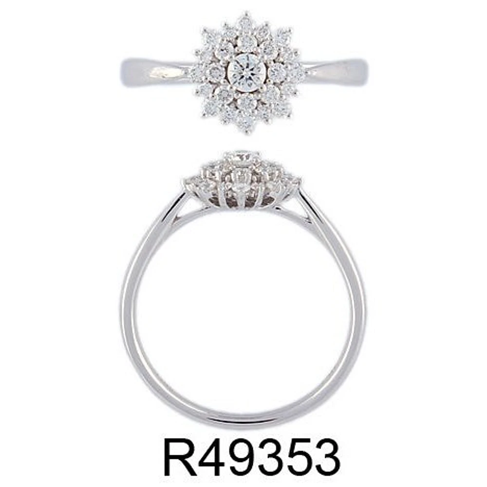 Bague 14 Kt Van&Co R49353A1R