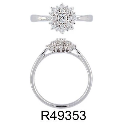 Bague 14 Kt Van&Co R49353A1R