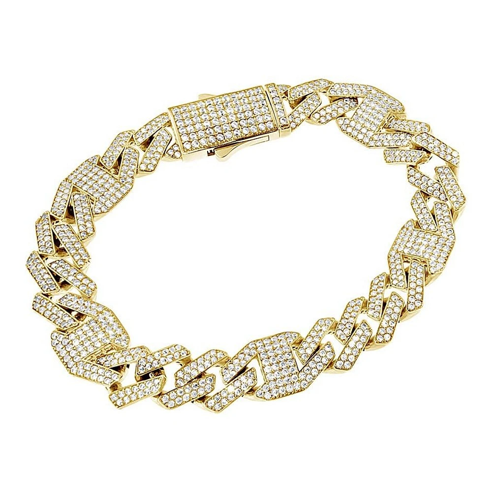 Bracelet 10 Kt Roger Roy BDC08-4685-2T