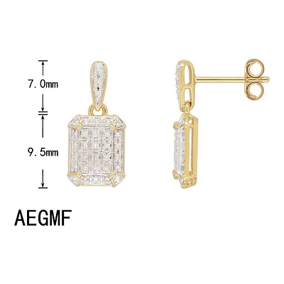 Boucles D’oreilles 14 Kt Roger Roy AEGMF