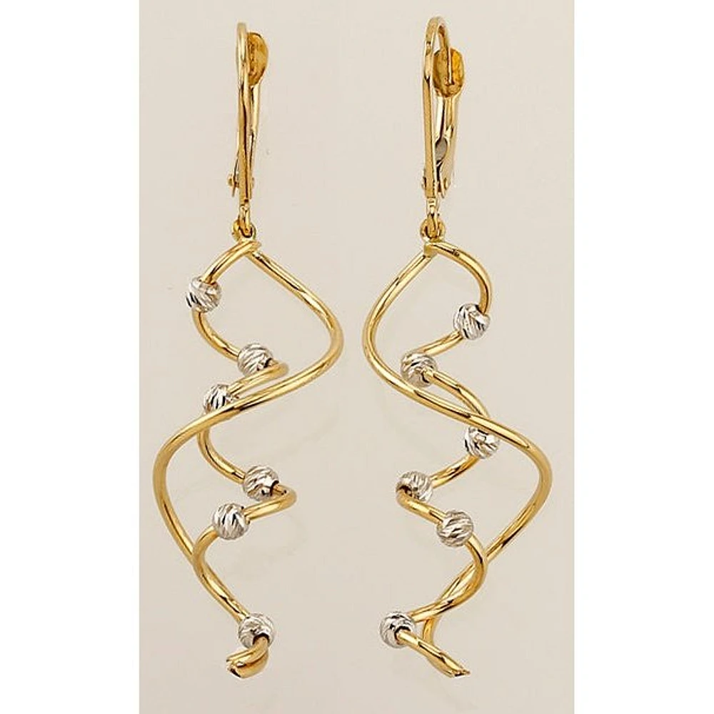 Boucles D’oreilles 10 Kt Roger Roy E211731-YW