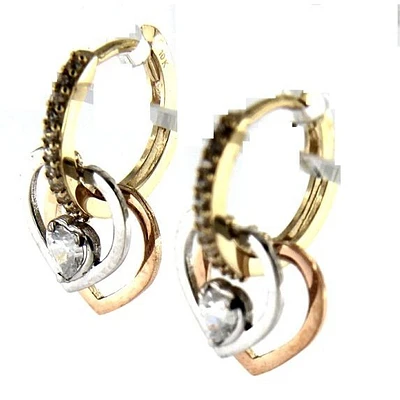 Boucles D’oreilles 10 Kt Roger Roy E206235-TC-FCZ