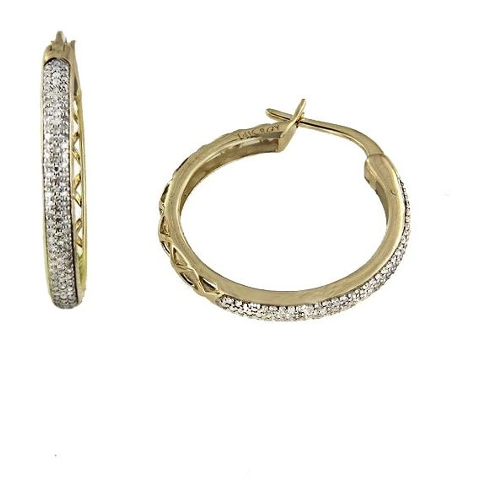 Boucles D’oreilles 14 Kt Roger Roy E05-118852Y