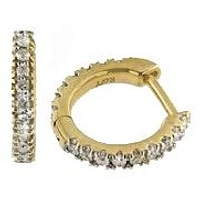 Earrings 10 Kt Roger Roy E0307Y