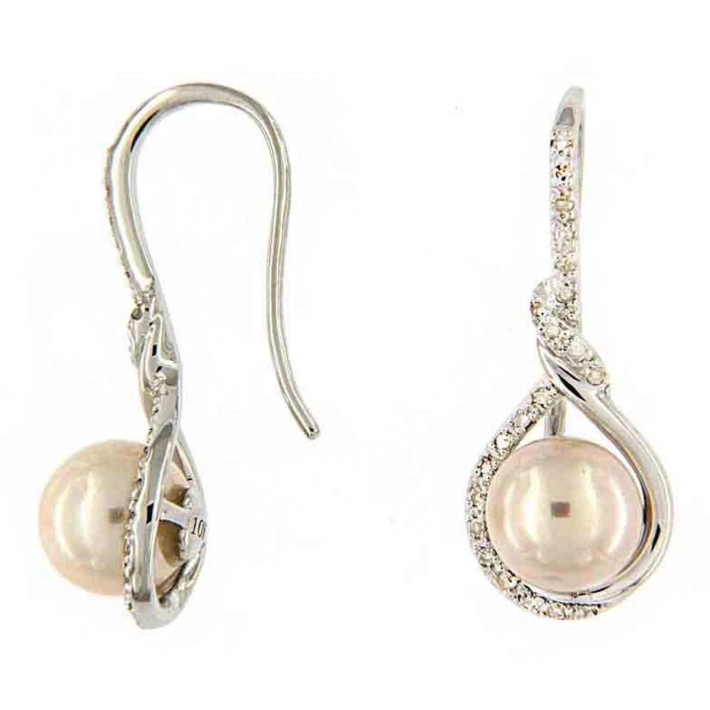 Earrings 10 Kt Roger Roy EB3299-A-PD