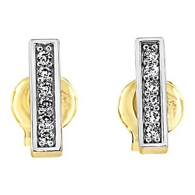 Boucles D’oreilles 10 Kt Roger Roy EDC01-2T