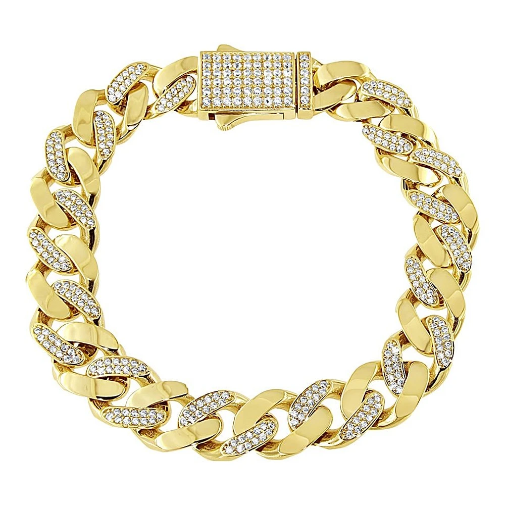 Bracelet 10 Kt Roger Roy BFC08-5438-2T