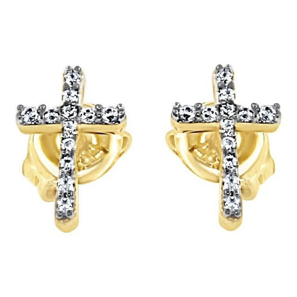 Boucles D’oreilles 10 Kt Roger Roy EMDC01-Y