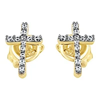 Boucles D’oreilles 10 Kt Roger Roy EMDC01-Y