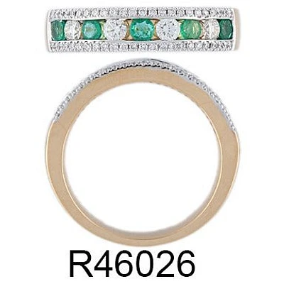 Bague 14 Kt Van&Co R46026A3R