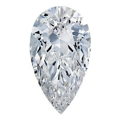 1.58 Carat Pear Cut Diamond Stone