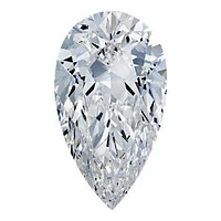 1.58 Carat Pear Cut Diamond Stone