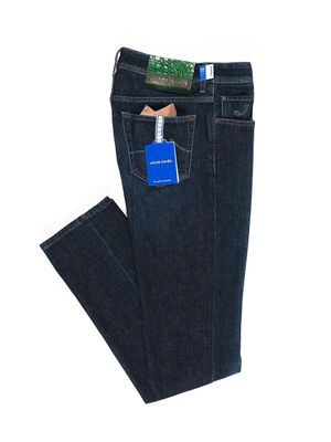 Cashmere Cotton Slim-Fit Bard Denim Jeans