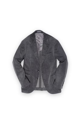Cotton and Cashmere Deconstructed Corduroy Sports Jacket - Olive