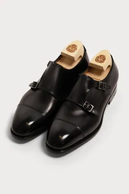 Double Monk Strap Shoes Antiqued Furore