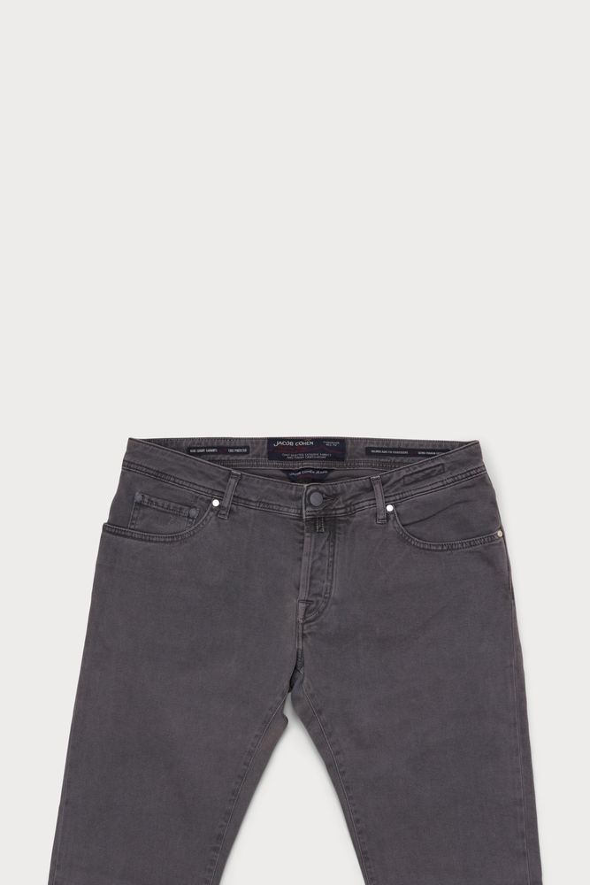 Brushed Cotton Five-Pocket Jeans