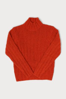 Cashmere & Silk Mockneck Knit Sweater