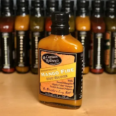 Captain Rodney's Mango Fire Hot Sauce