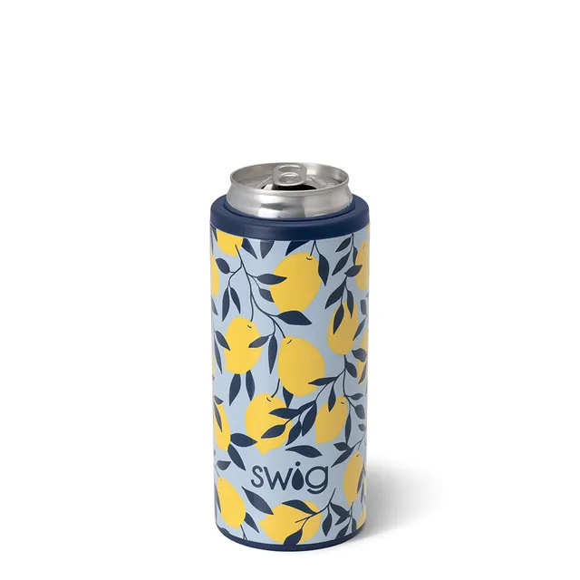 Corkcicle Oh Happy Day 12oz Skinny Can Cooler