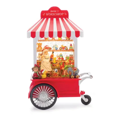 Santa's Workshop Snow Globe
