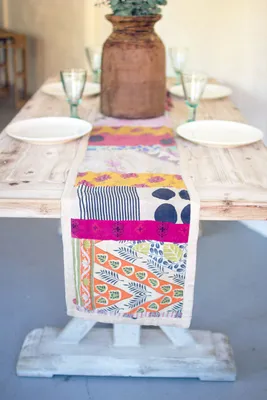 Kantha Fabric Runner