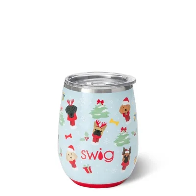 Swig Life Santa Paws 14 Oz. Stemless Tumbler