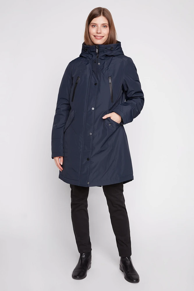 Polyfill hooded jacket