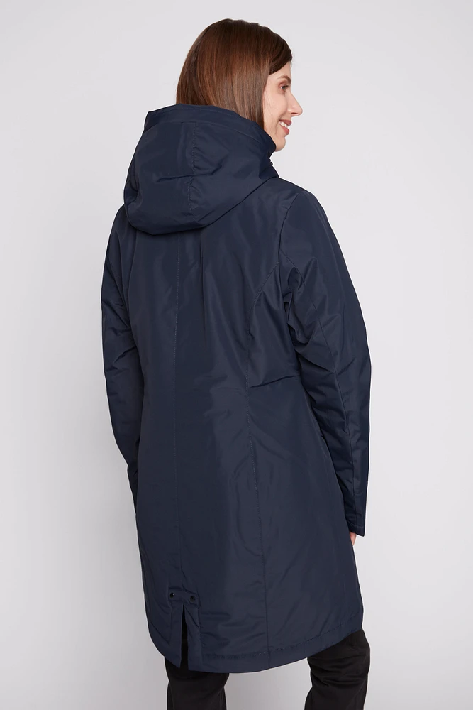 Polyfill hooded jacket