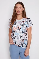 Colorful alphabet t-shirt