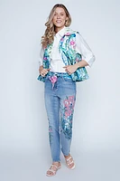 La blouse en coton uni