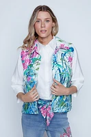 La blouse en coton uni