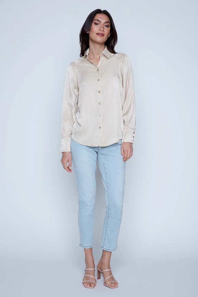 Solid blouse