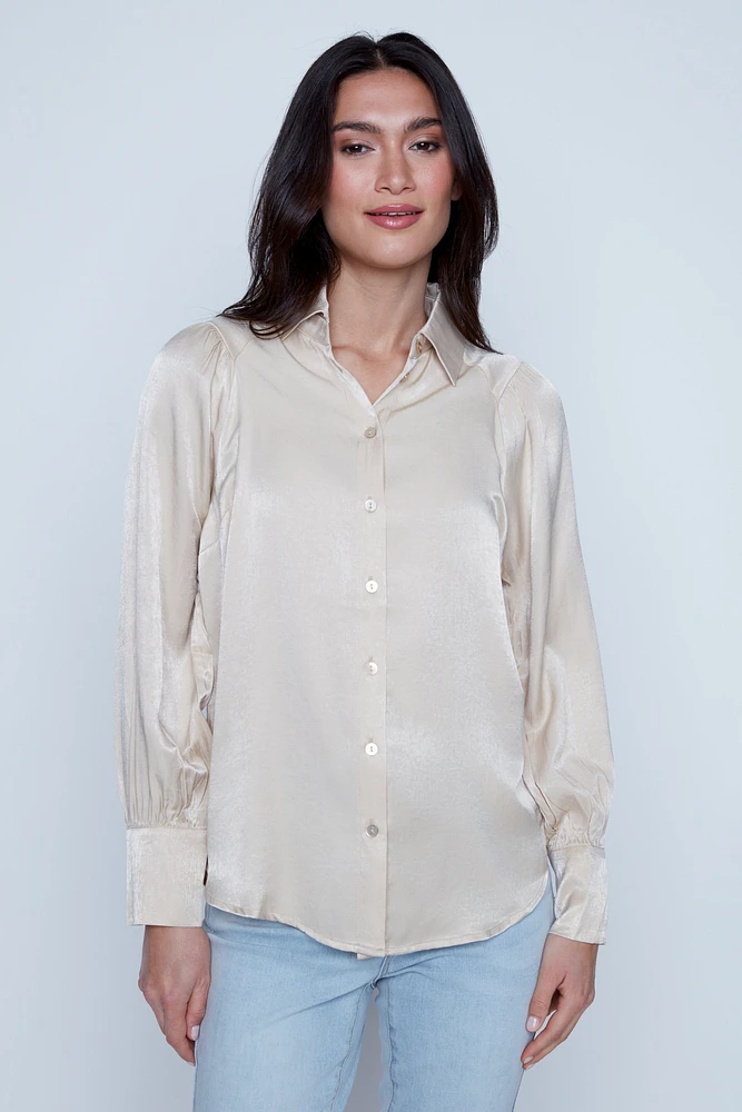 Solid blouse
