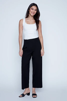 Le pantalon jambe large plissé Kathryn