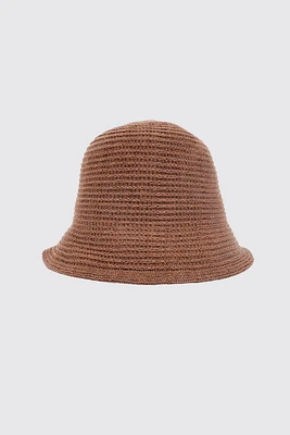 Solid packable straw hat